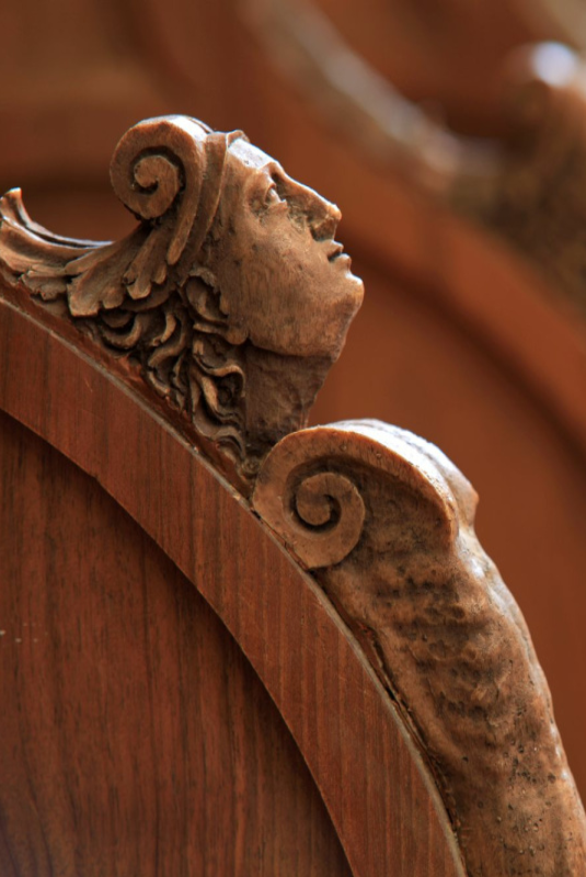 Detalles arquitectónicos del Monasterio de Santa María de Montederramo.