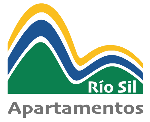 Logotipo oficial de Apartamentos Río Sil, alojamiento rural en Sober, Galicia.