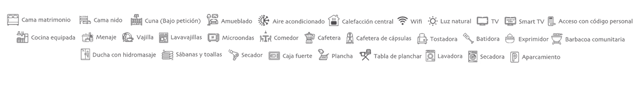 Servicios del Apartamento Boqueiriño Sober: ducha de hidromasaje, vistas al jardín, aire acondicionado y parking gratis.