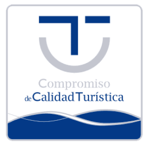 Distintivo de Compromiso de Calidad Turística en la Ribeira Sacra de Apartamentos Río Sil en Sober, Galicia.