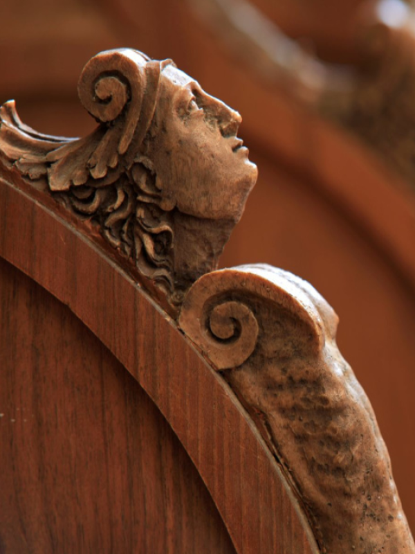 Detalles arquitectónicos del Monasterio de Santa María de Montederramo.